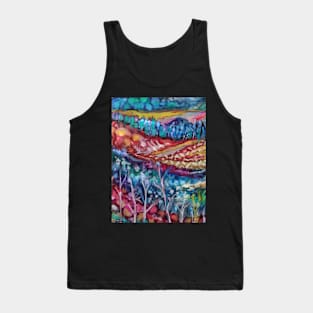 "America the Beautiful" Colorful Digital Abstract (Jean B. Fitzgerald) Tank Top